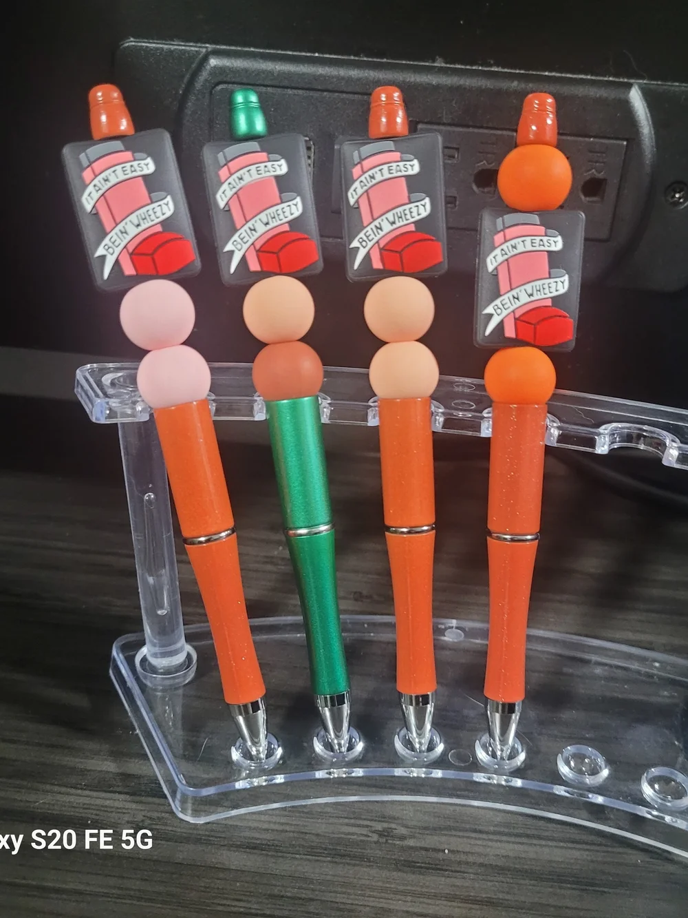 Handmade Inhaler Quote Pens
